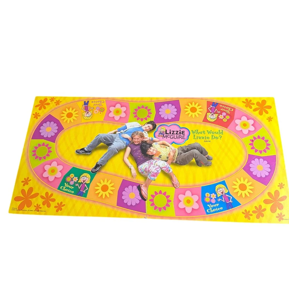 Milton Bradley Disney Lizzie McGuire What Would Lizzie Do? Board Game 2003 41009